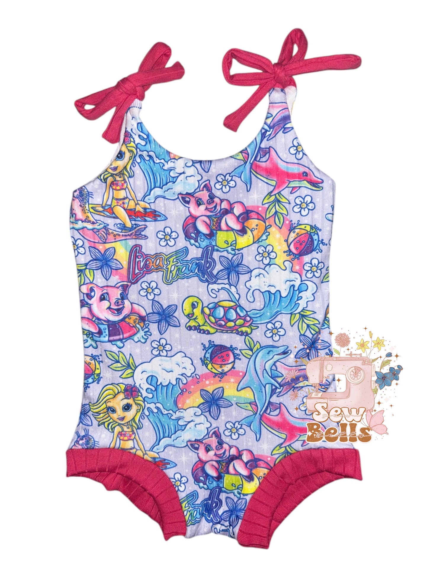 6/9 tie strap brielle romper