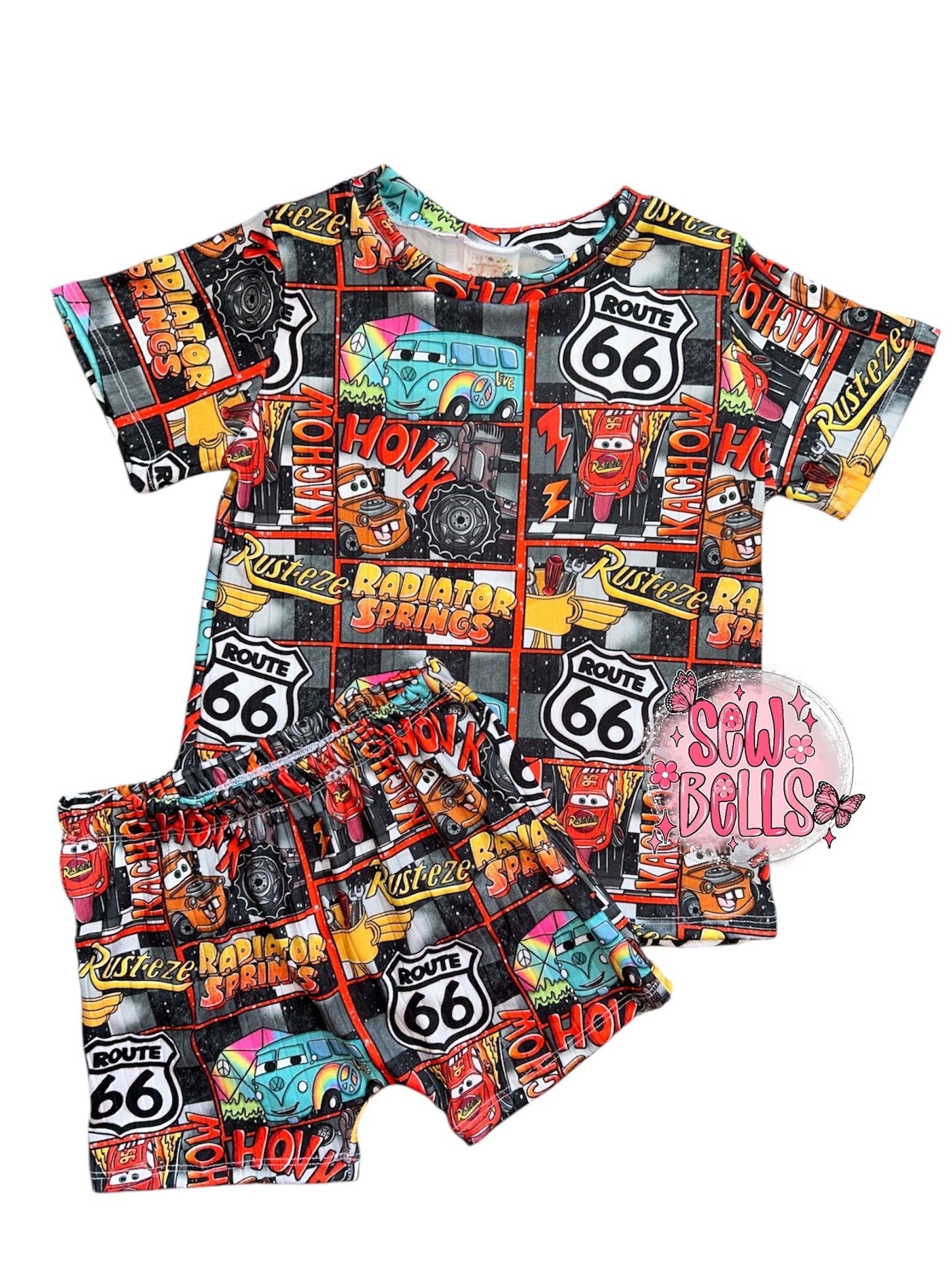 3/4t basic tee & 3t boy shorts