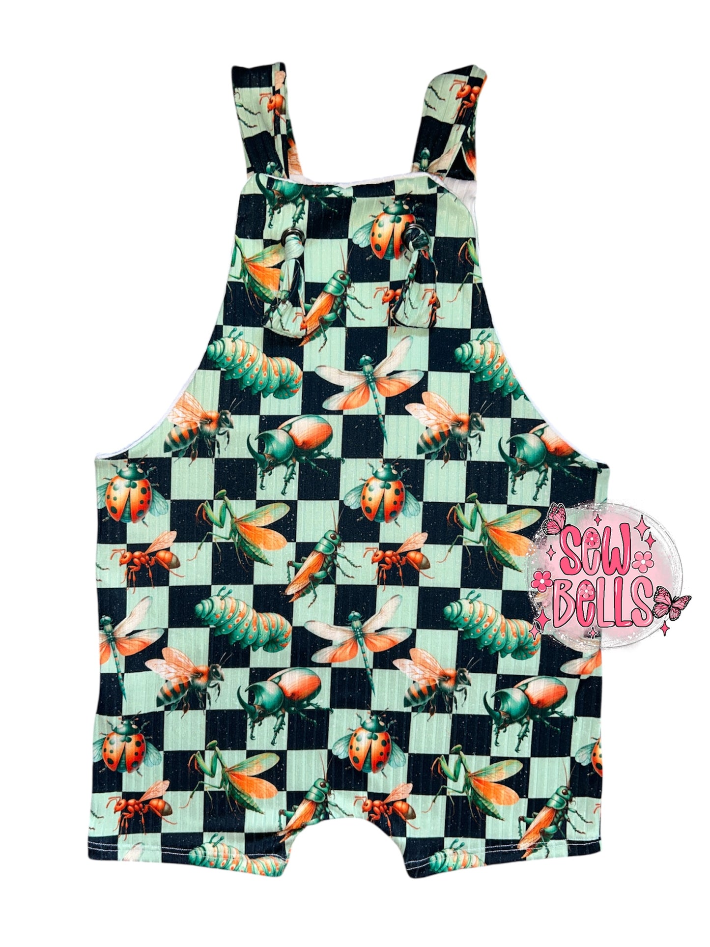 4t short knotted overalls