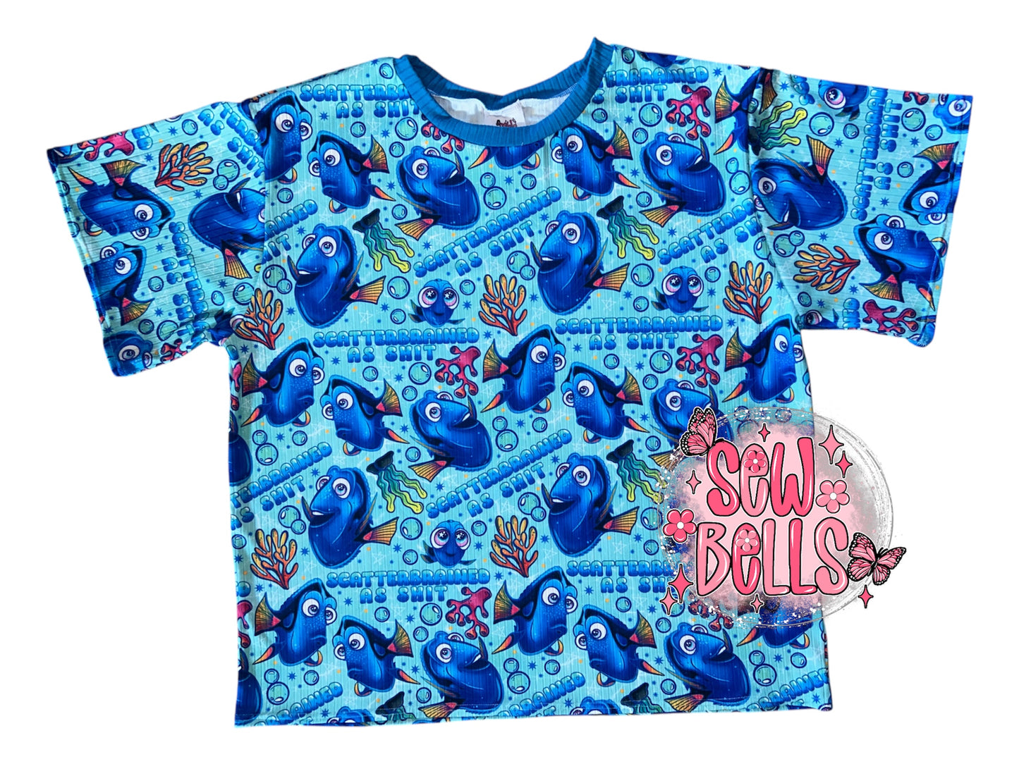 Small comfy tee -2 inches on sleeves