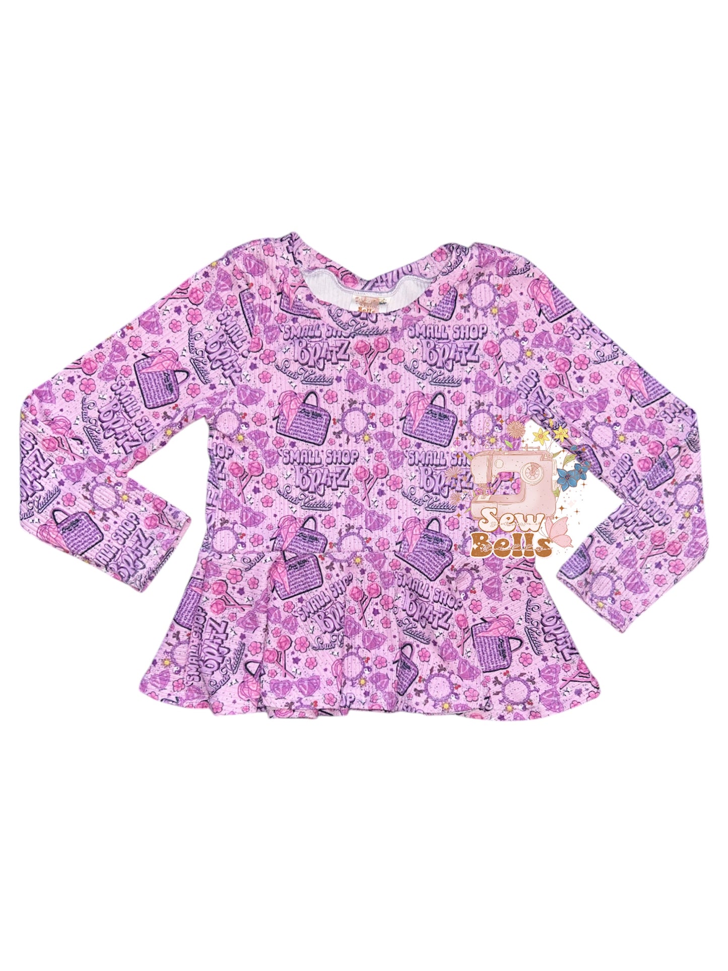 3t long sleeve peplum