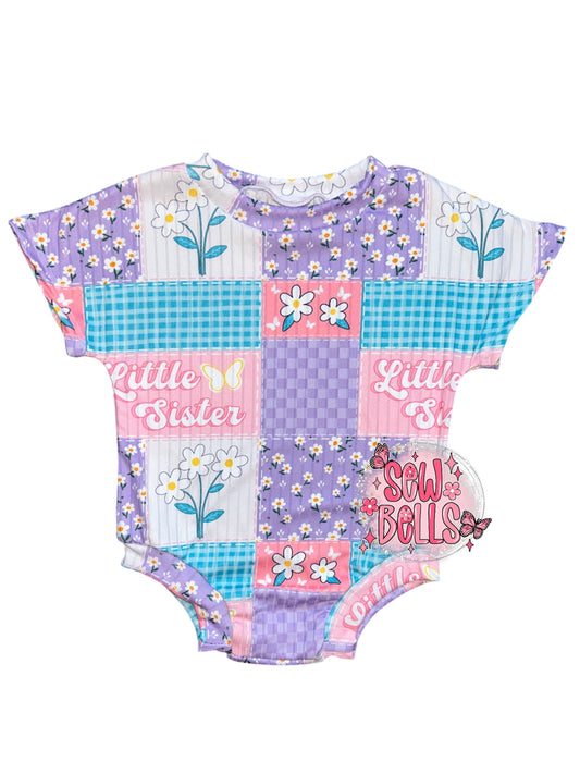 0/3 Sew bells exclusive tee romper