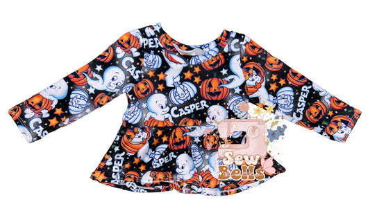 6/9 Long sleeve peplum